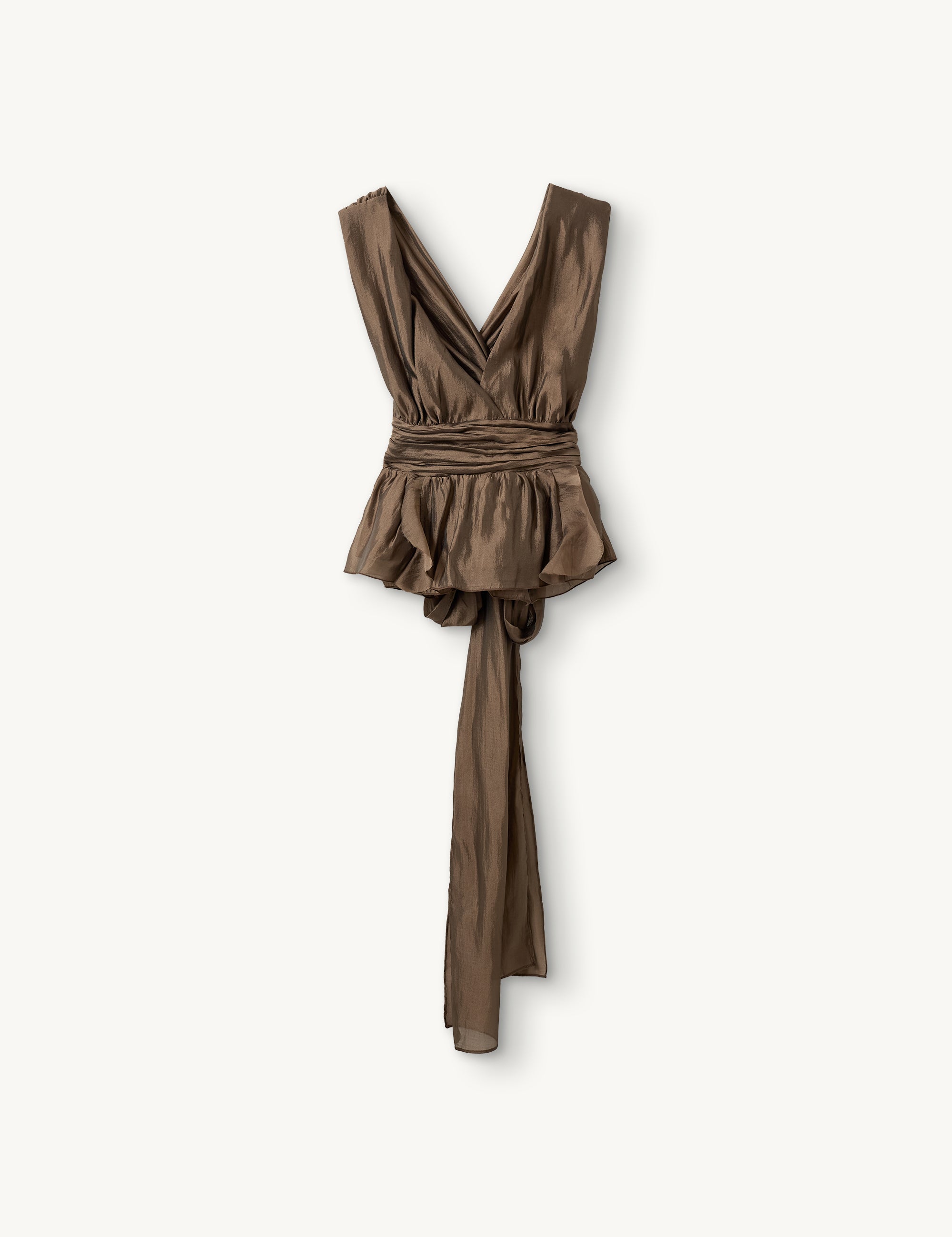 Gilian Halter Top Olive