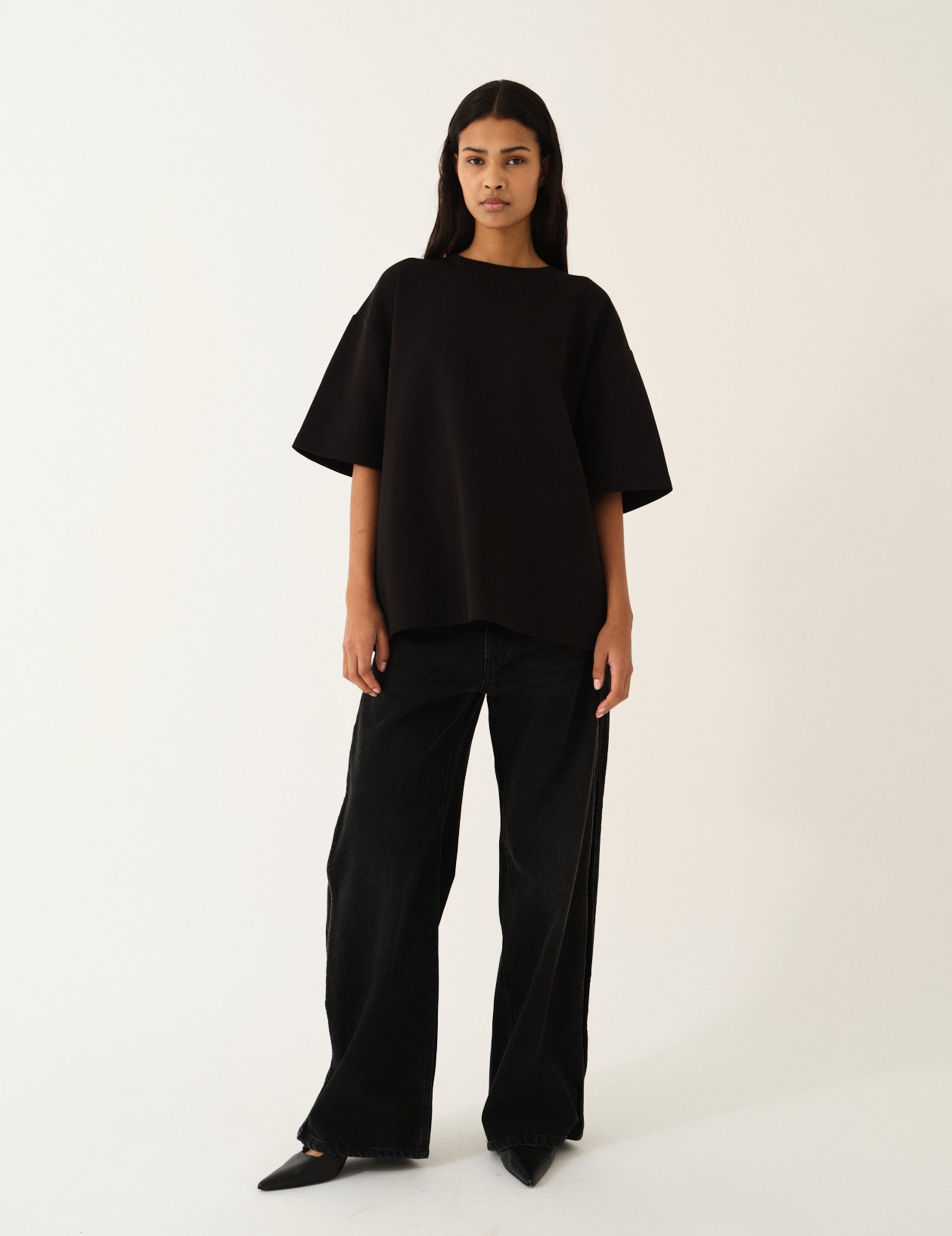 TG Bow Tee Black