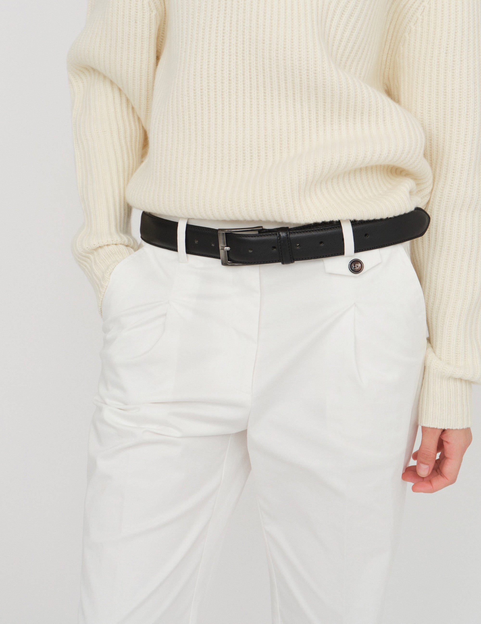Avelino Straight Pants Cream 6 / Cream
