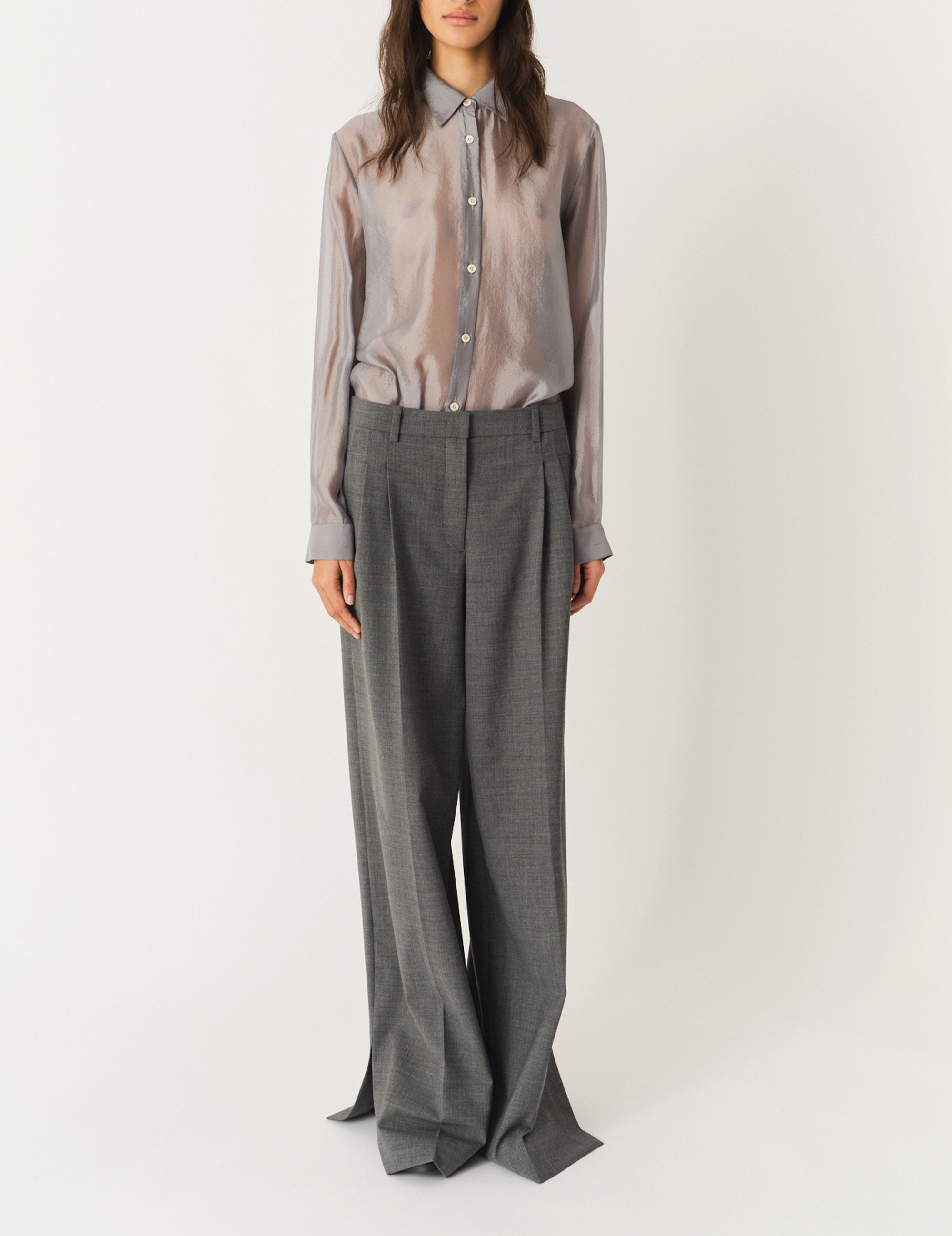 Grand Pants Grey Melange 6 / Grey Melange