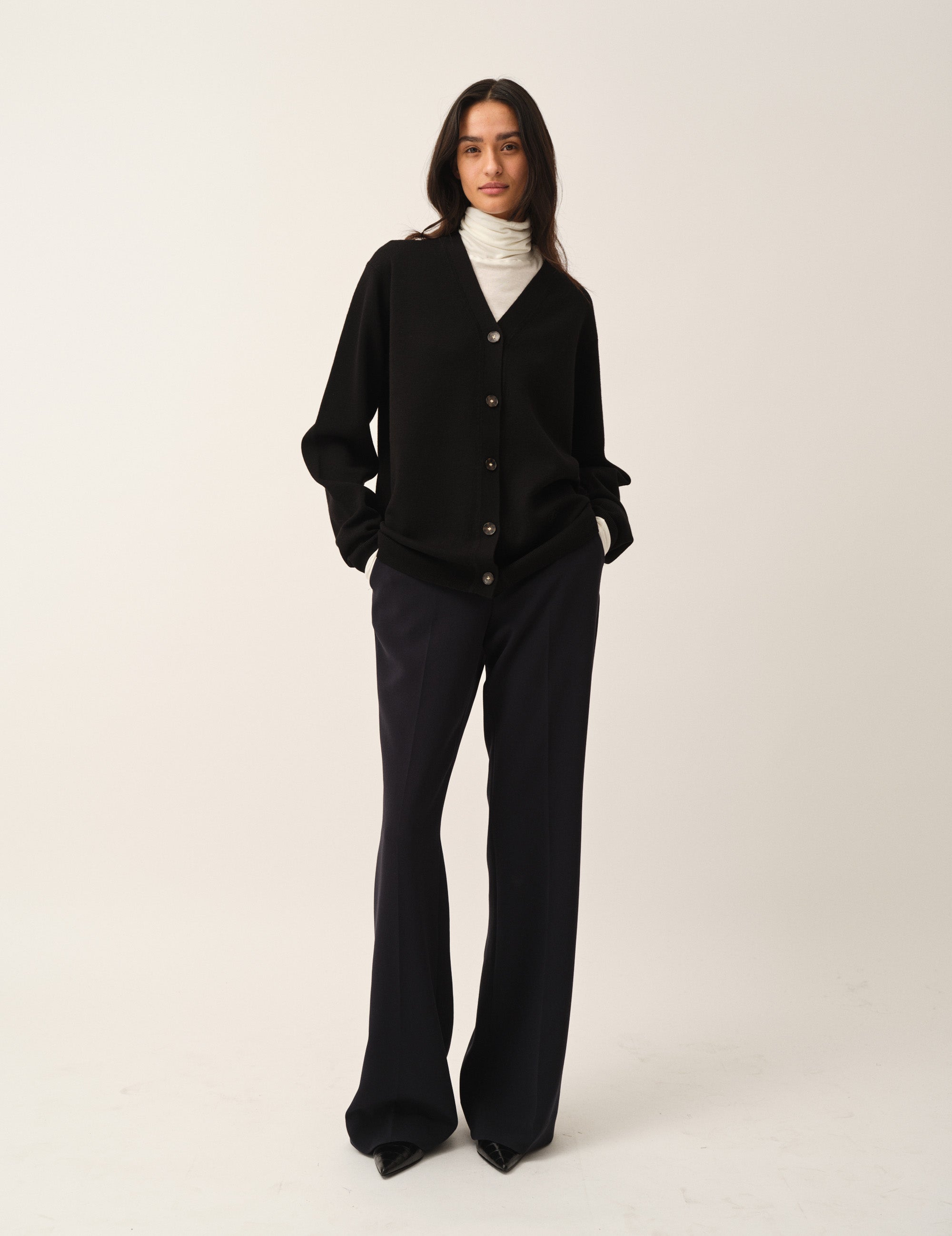 Bergen Dad Cardigan Black 4 / Black