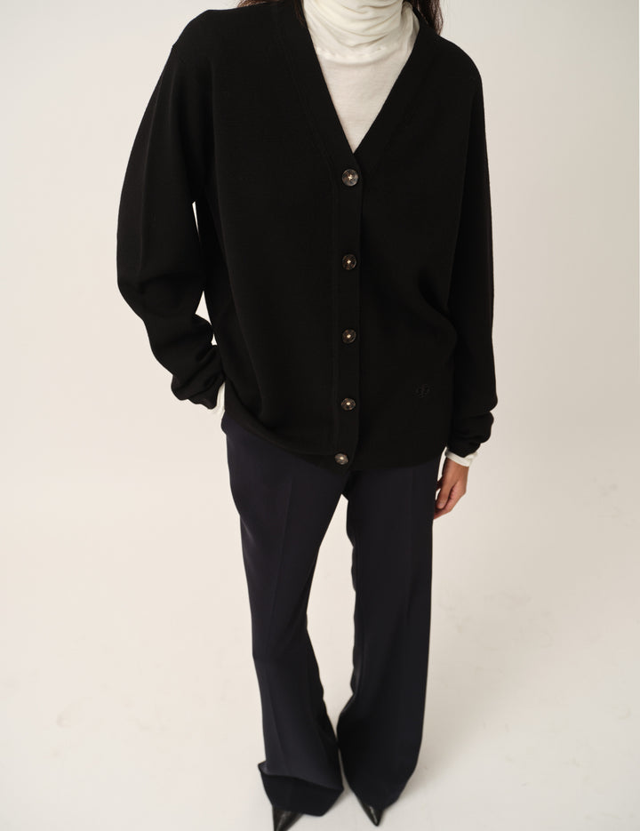 Bergen Dad Cardigan Black 4 / Black