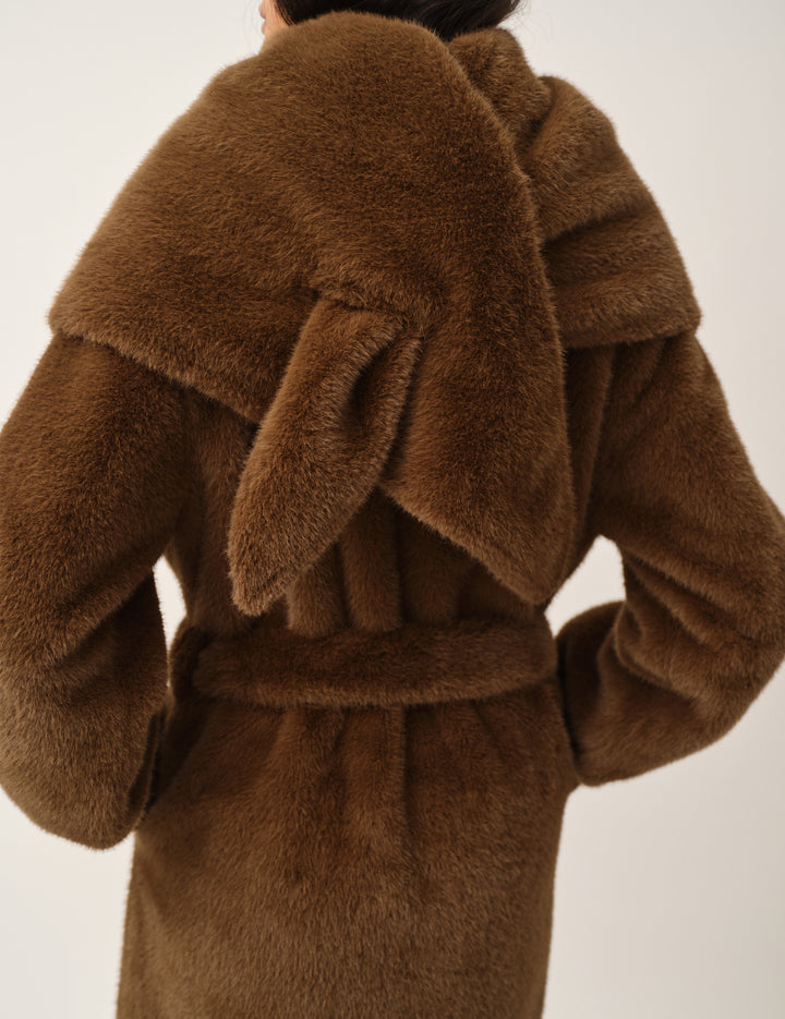 Bianchi Long Coat Brown 4 / Brown