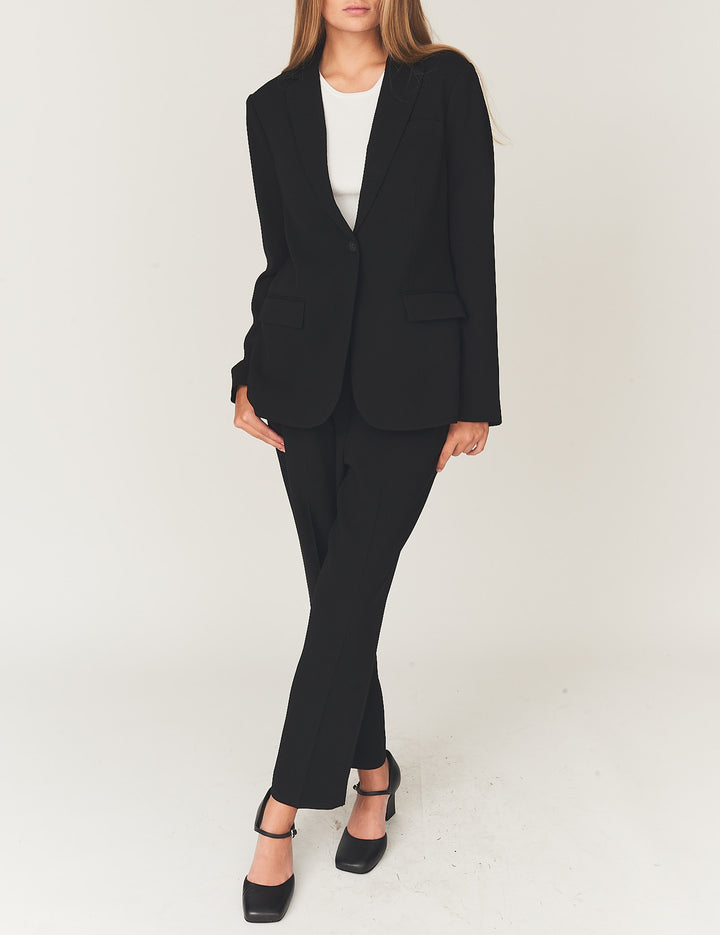 Crepe Blazer Black 4 / Black