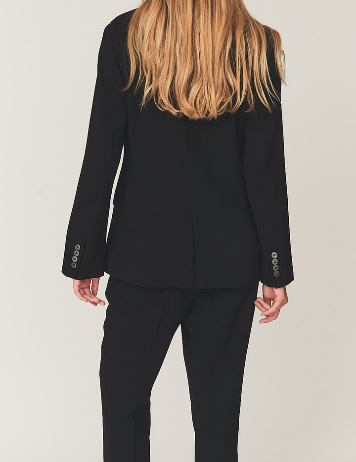 Crepe Blazer Black 4 / Black