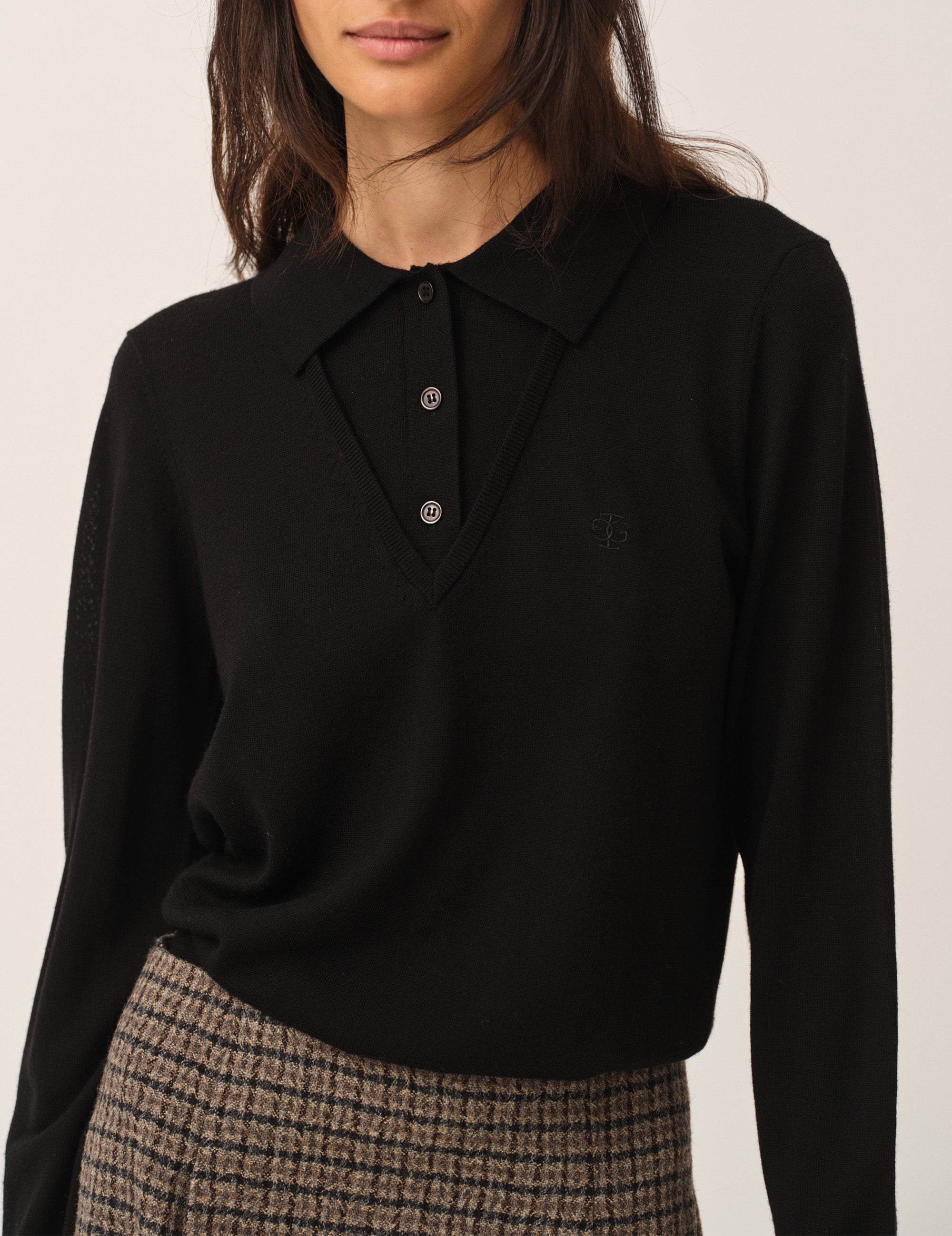 Bergen V Polo Black 4 / Black