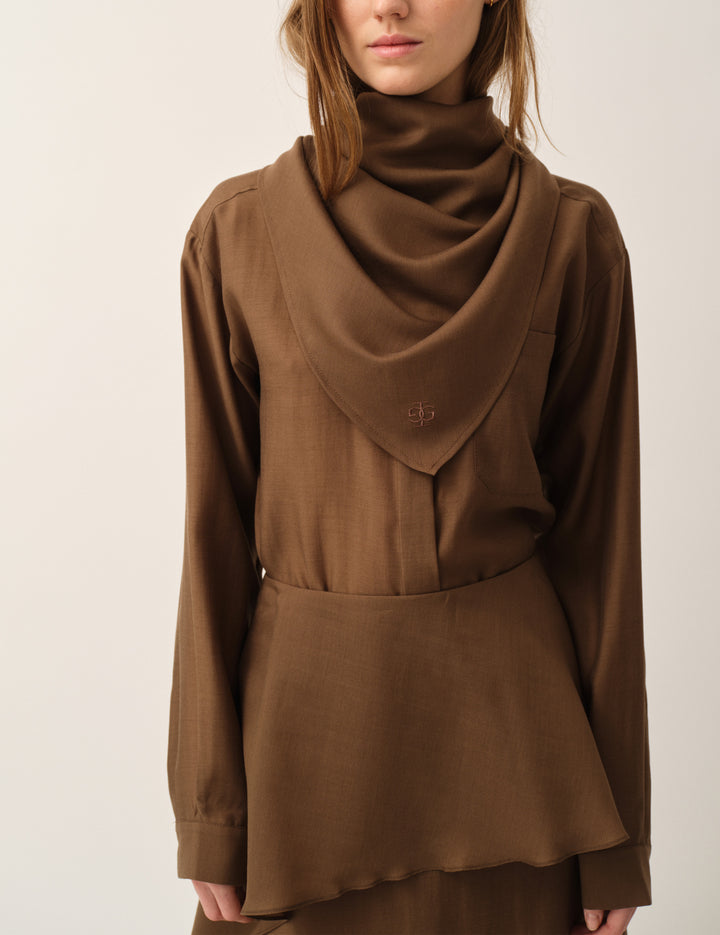 Eleanor Shirt Espresso 4 / Espresso