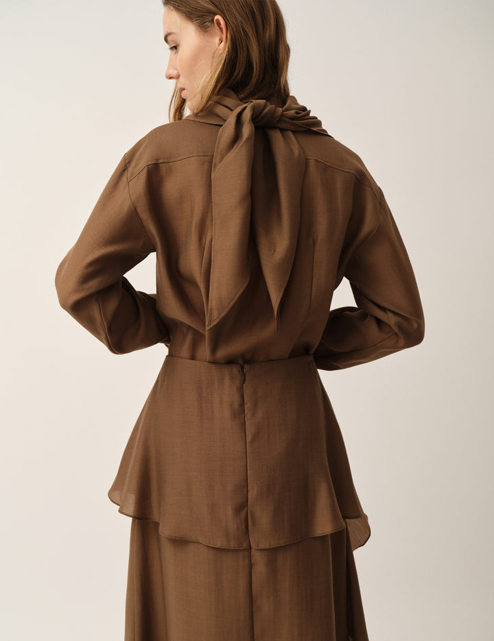 Eleanor Shirt Espresso 4 / Espresso