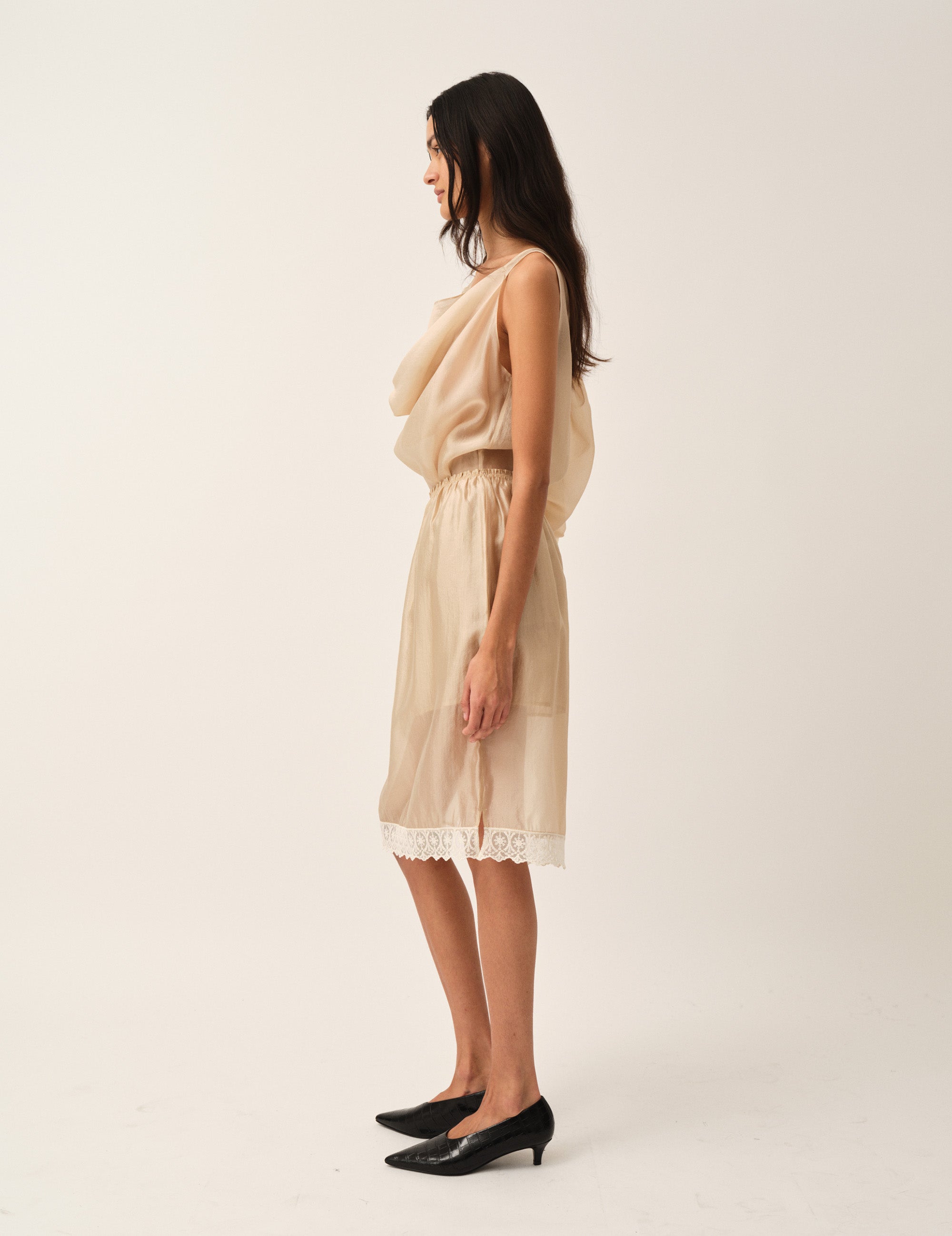 Gilian Drape Top Toast 4 / Toast