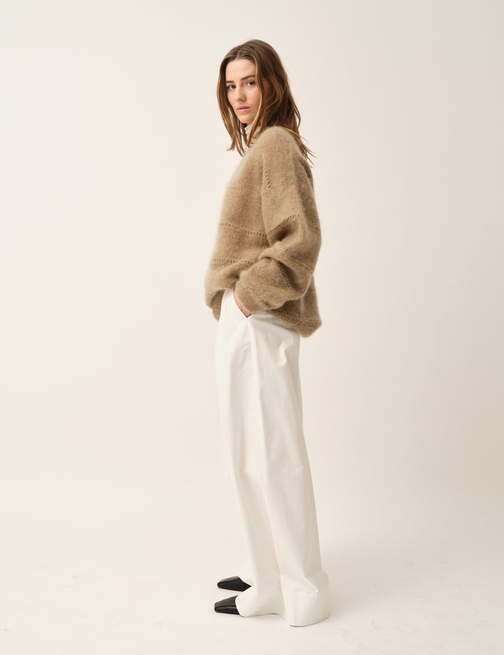 Roma Boxy Sweater Raw 4 / Raw