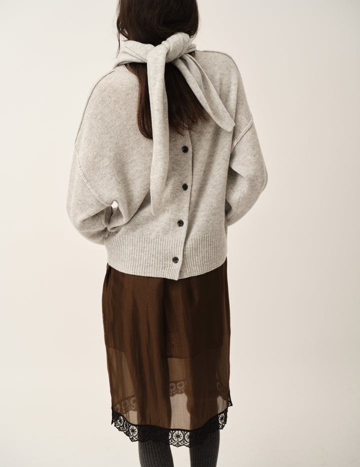 Volmer Scarf Heather Grey Melange OS / Heather Grey Melange