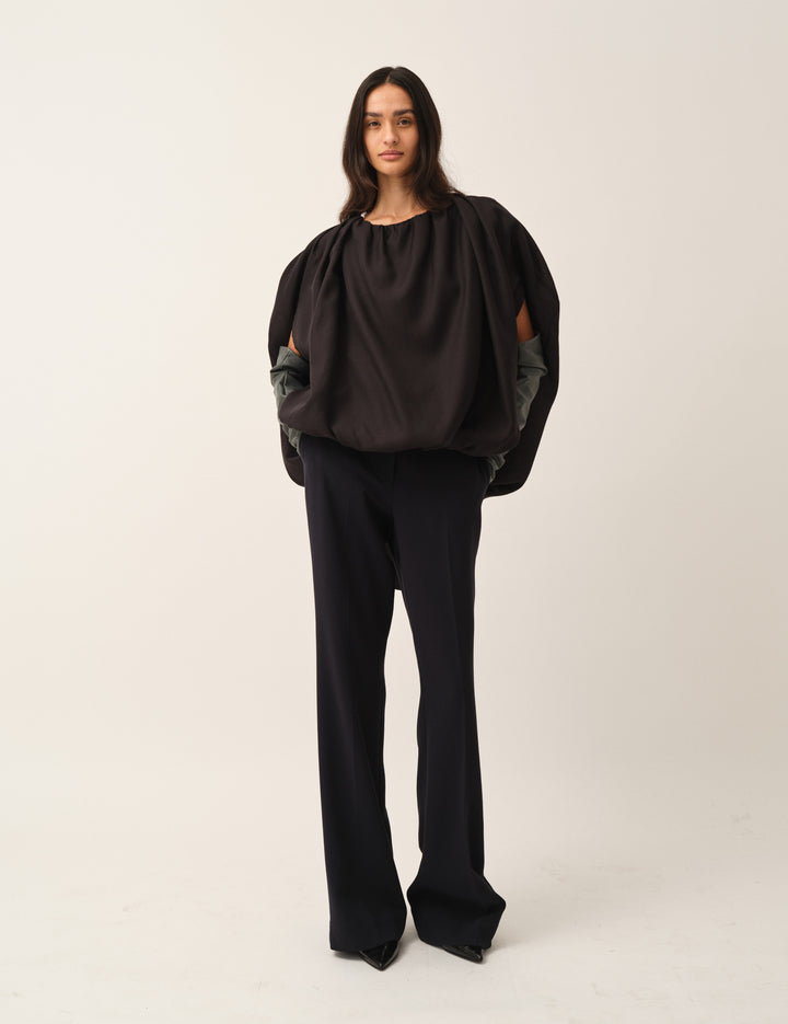 Eleanor Bubble Top Black 4 / Black