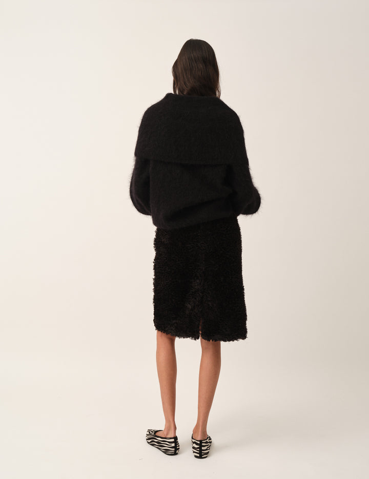 Hydra Pencil Skirt Black 4 / Black