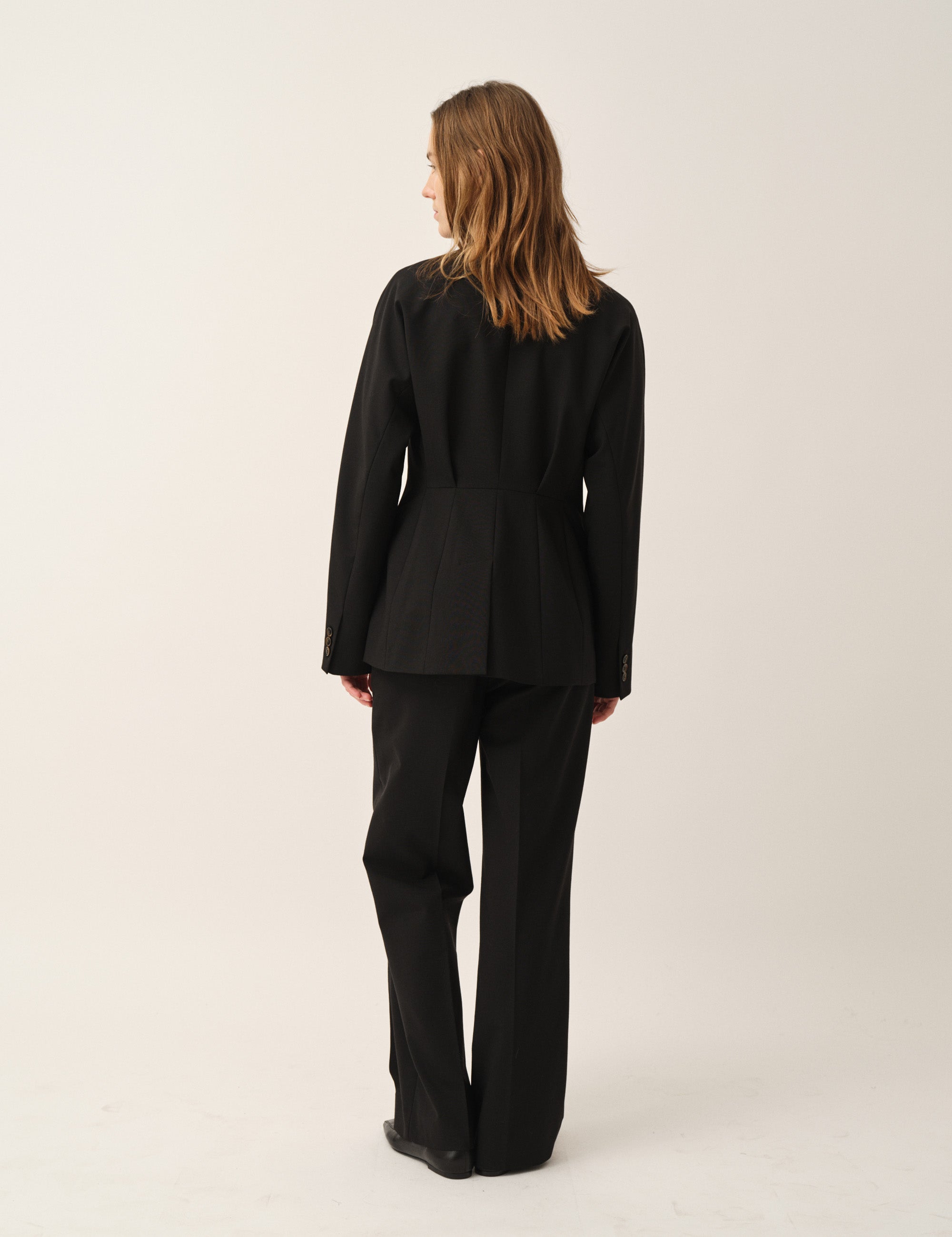 Grand Pleat Blazer Black 4 / Black