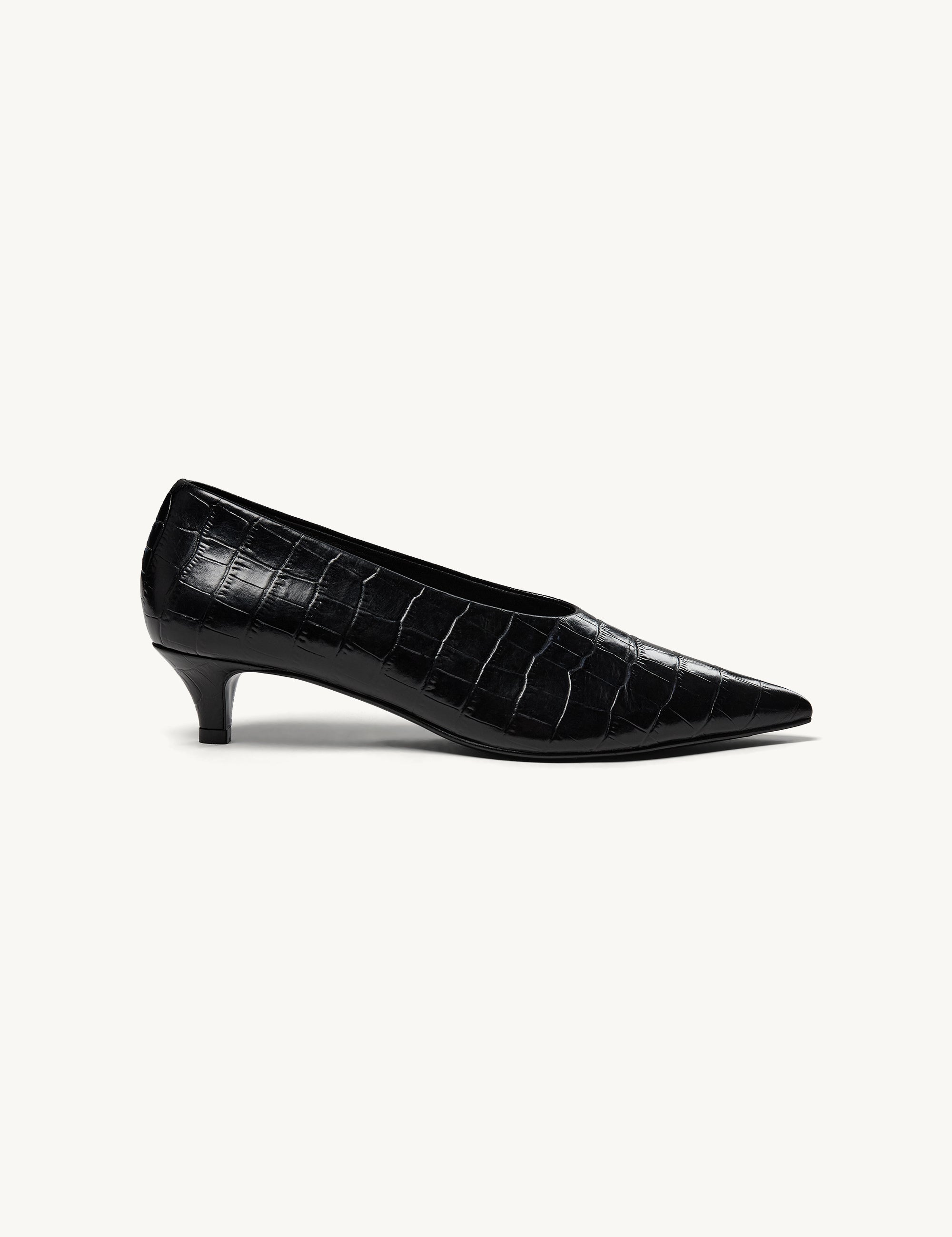 Nicole Croco Pumps Black
