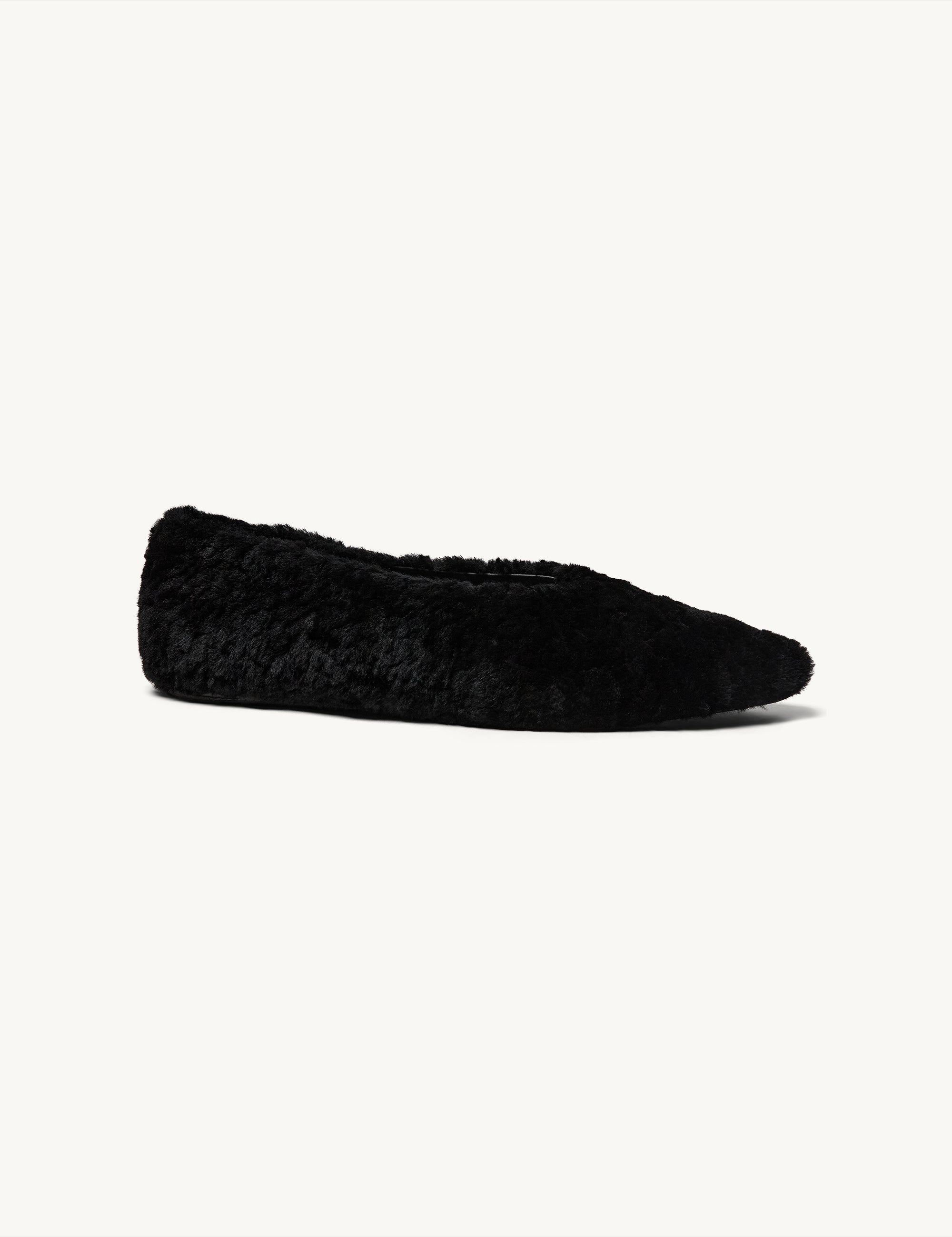 Hailey Fury Ballerina Black