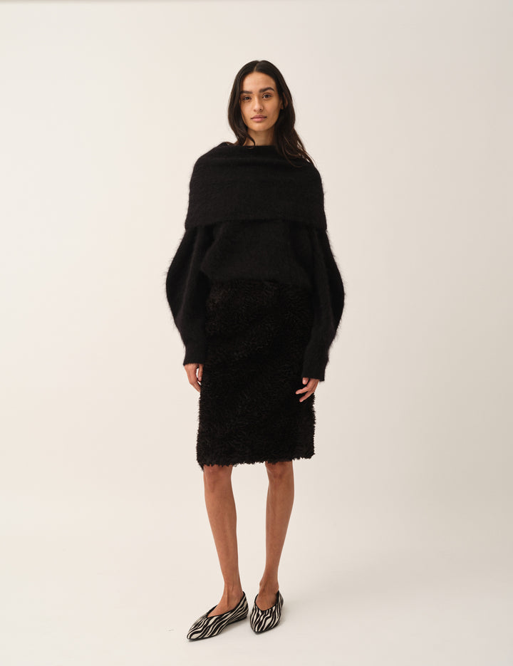 Roma Neck Sweater Black 4 / Black