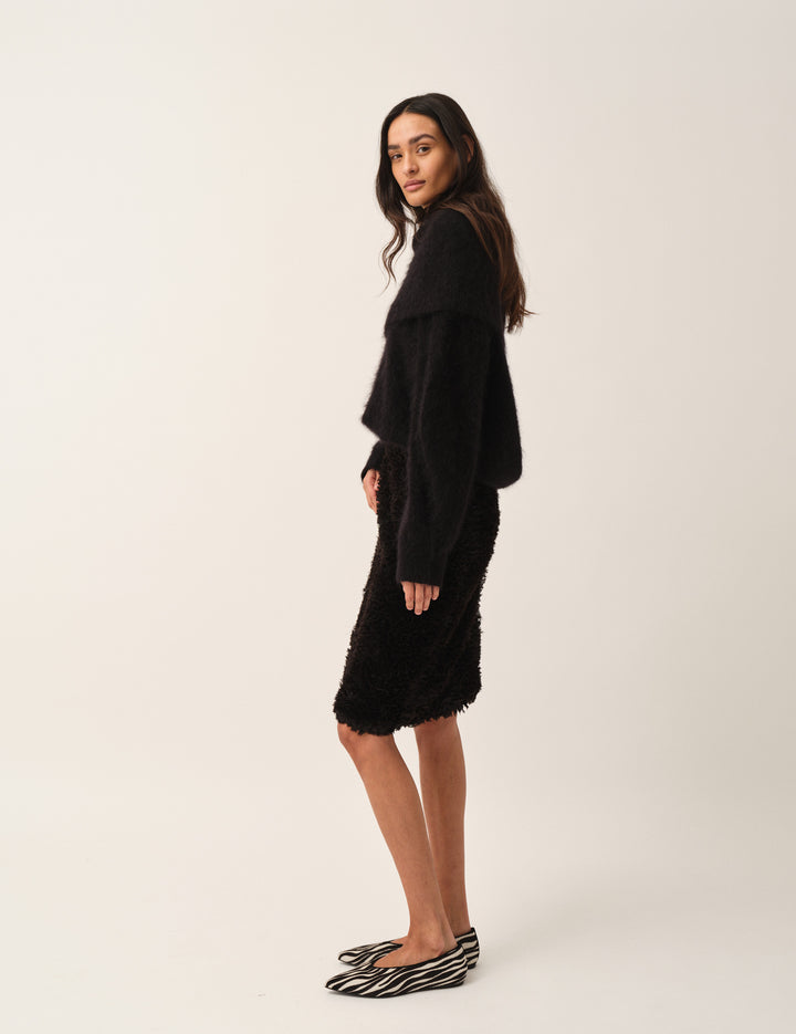 Roma Neck Sweater Black 4 / Black