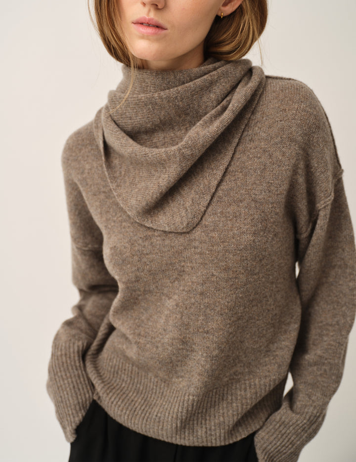 Volmer Back Knit Mushroom 4 / Mushroom