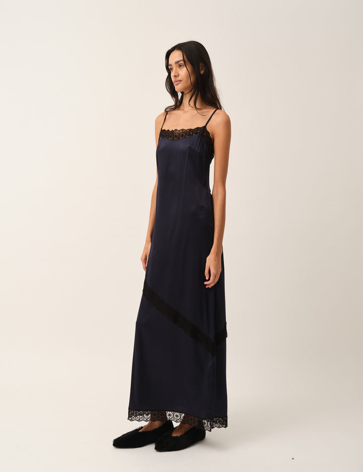 Cata Lace Dress Navy 4 / Navy