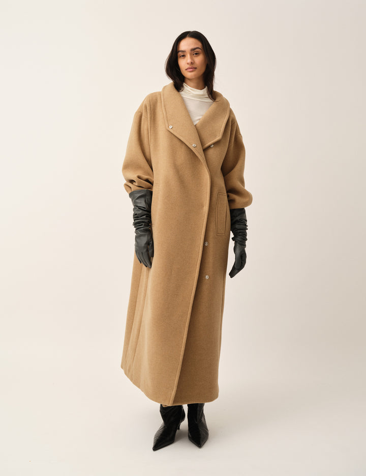Clooney Neck Coat Raw 4 / Raw