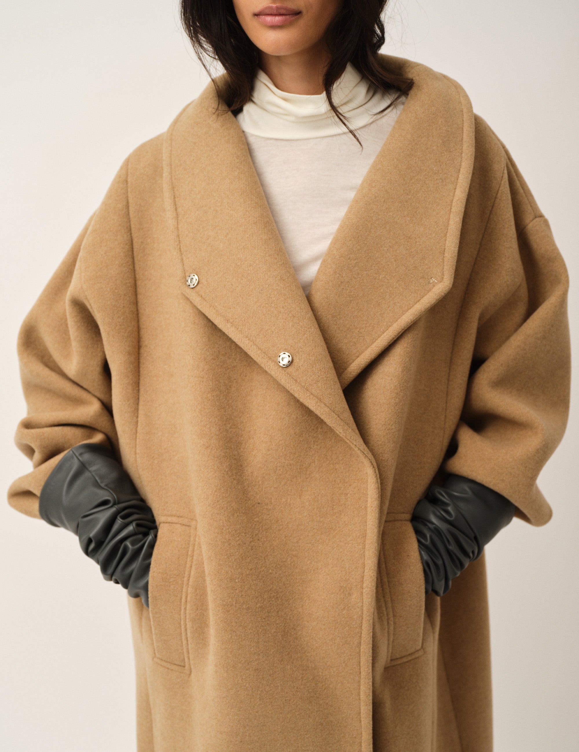 Clooney Neck Coat Raw 4 / Raw