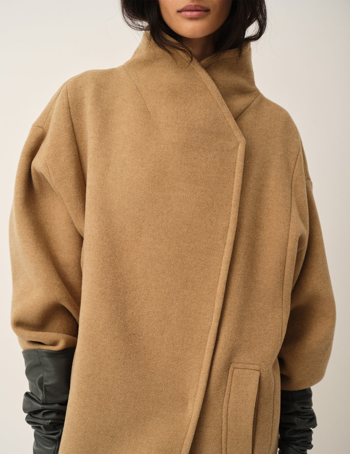 Clooney Neck Coat Raw 4 / Raw