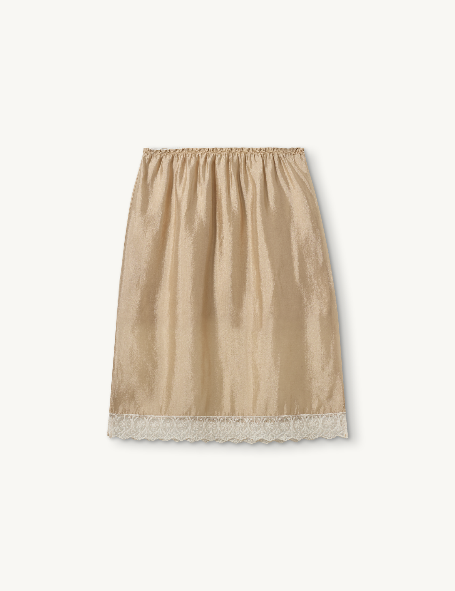 Gilian Lace Skirt Toast