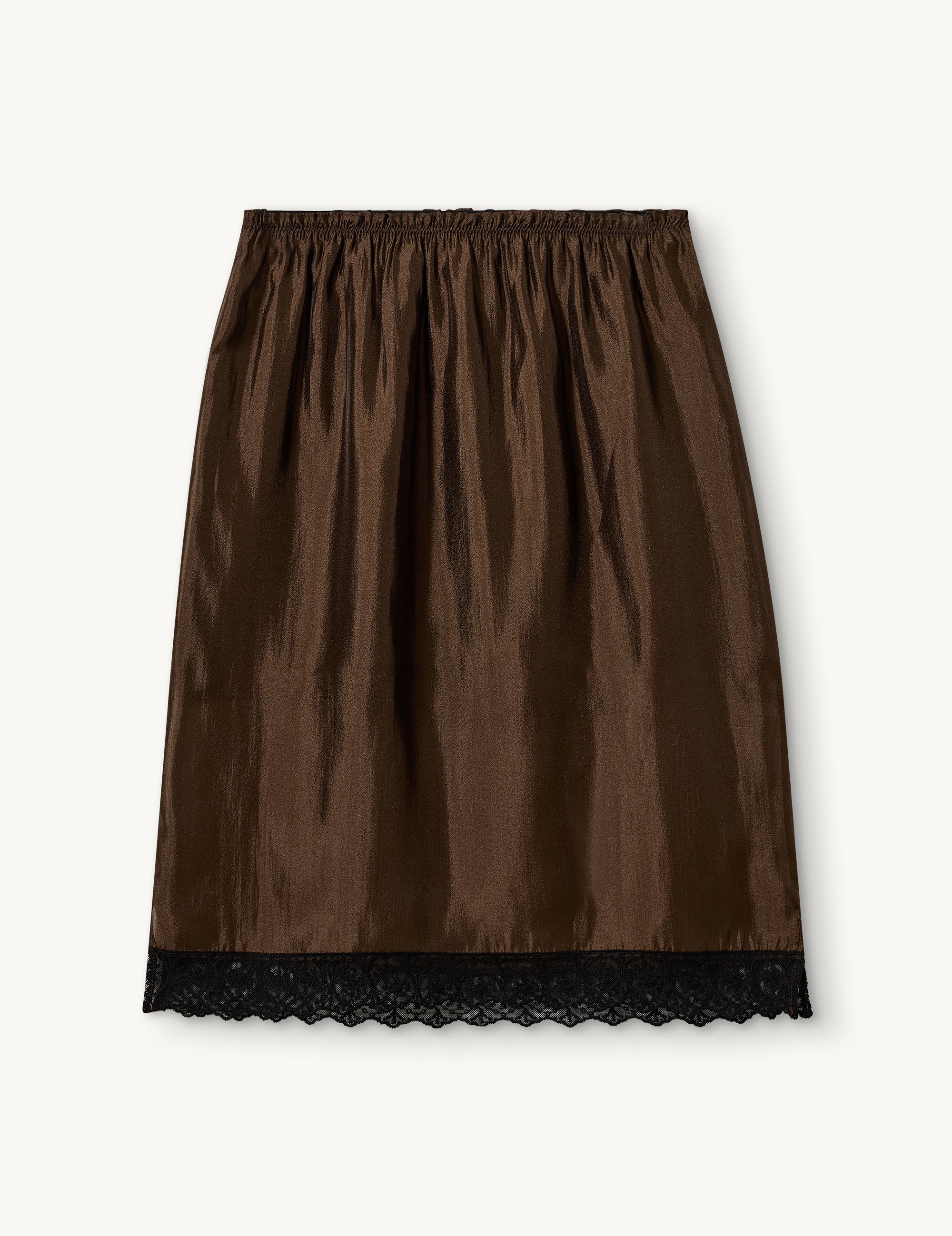 Gilian Lace Skirt Espresso