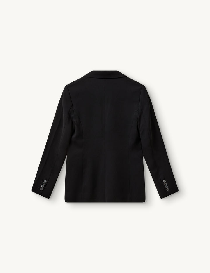 Crepe Blazer Black 4 / Black