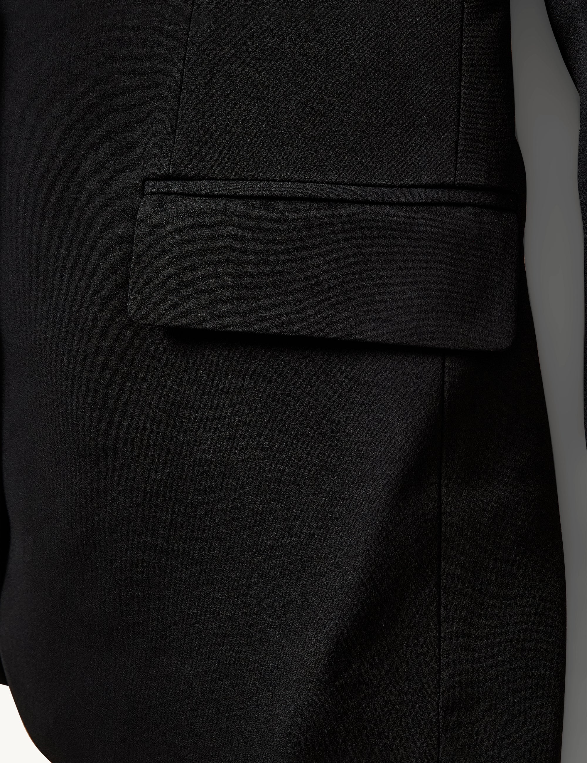 Crepe Blazer Black 4 / Black