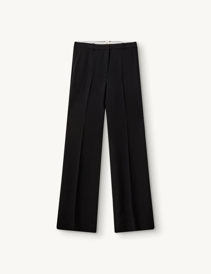 Crepe Wide Pants Black 4 / Black
