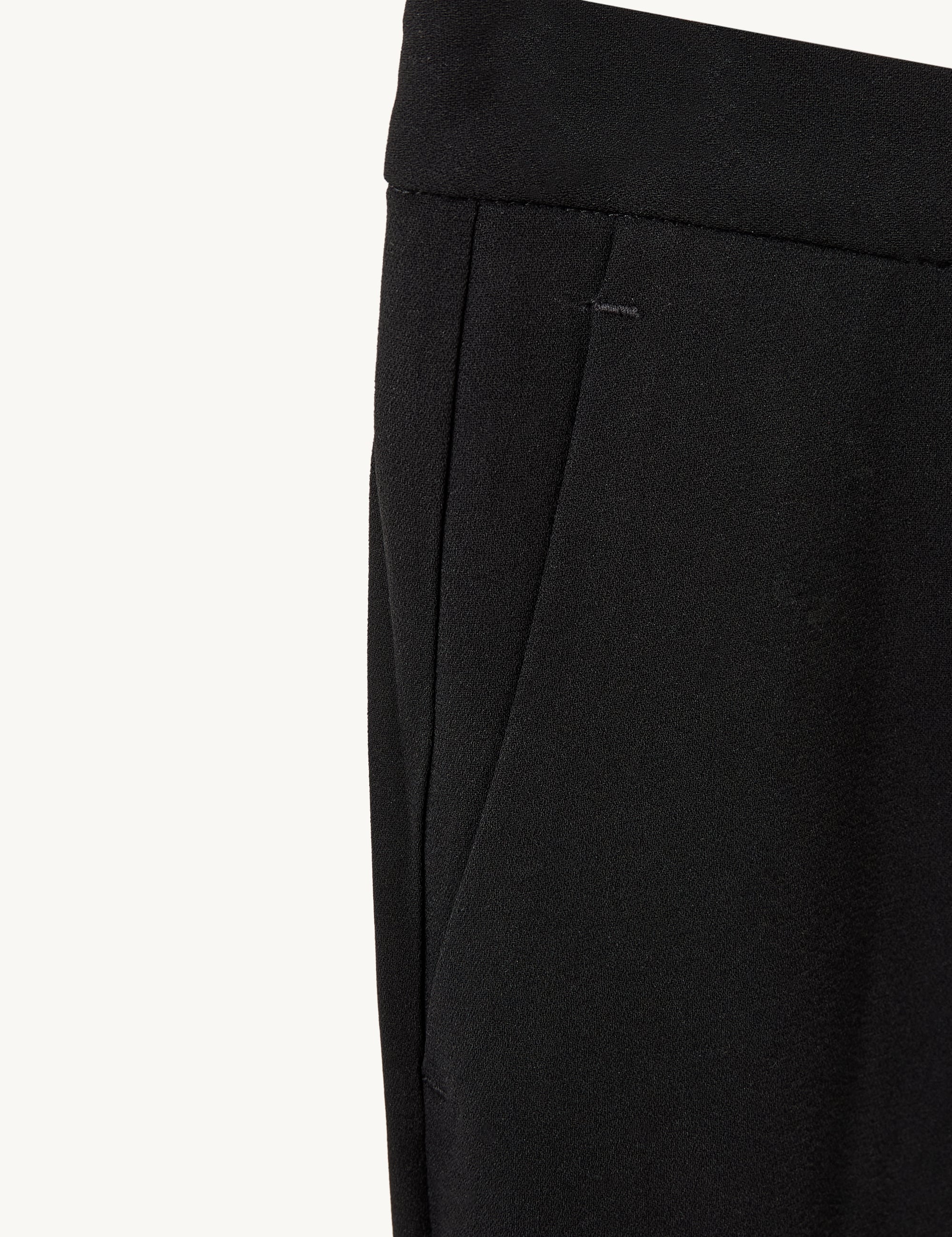 Crepe Wide Pants Black 4 / Black